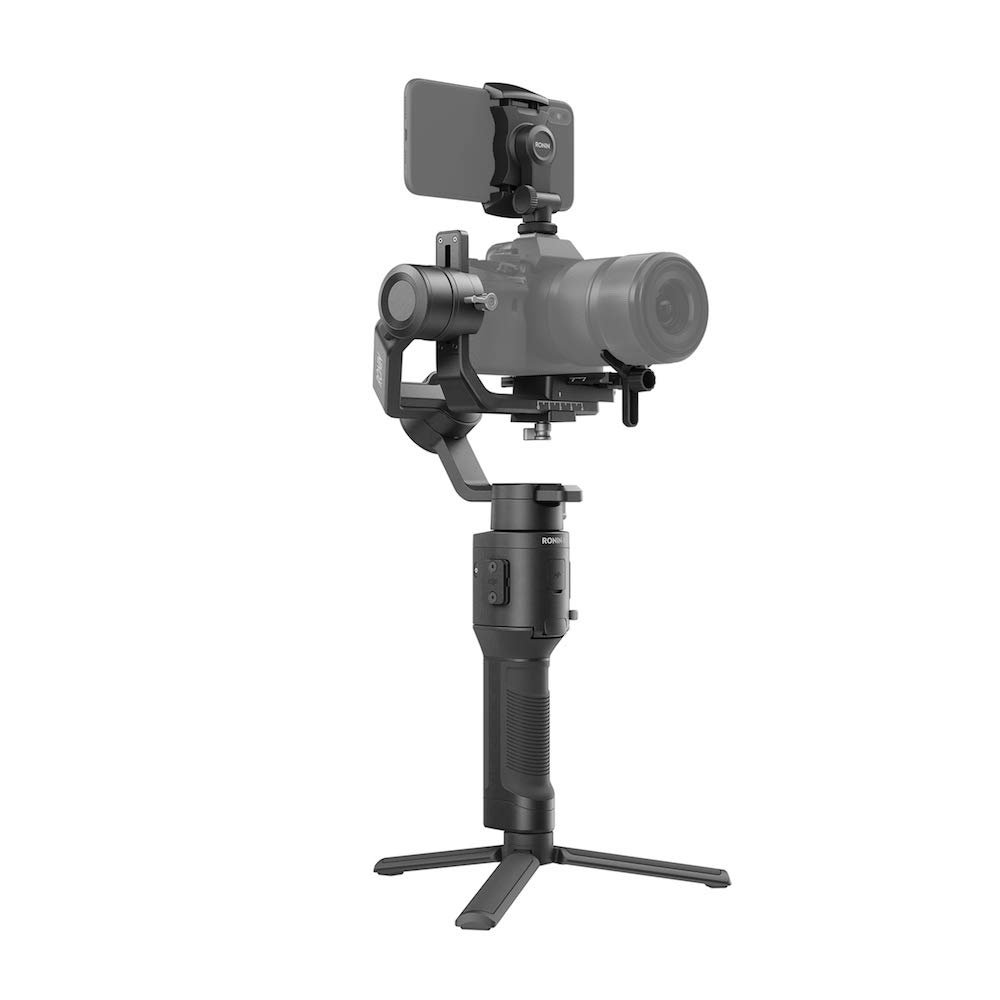 DJI Gimbal Lightweight and Compact, Superior Stabilization, 3-Axis Gimbal Stabilizer for Mirrorless Cameras, Nikon, Sony, Panasonic, Canon, 360 Degree Movement