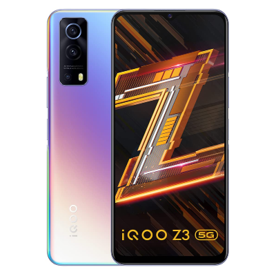 iQOO Z3 5G (Cyber Blue, 6GB RAM, 128GB Storage) - Refurbished